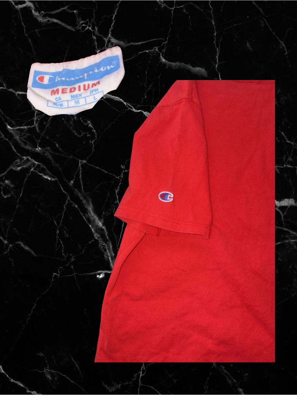Champion Red Logo Tee - Picture 3 of 3